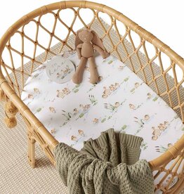 Snuggle Hunny Kids Snuggle Hunny Organic Bassinet Sheet / Change Pad Cover Duck Pond