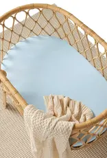 Snuggle Hunny Kids Snuggle Hunny Organic Bassinet Sheet / Change Pad Cover Baby Blue