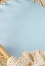 Snuggle Hunny Kids Snuggle Hunny Organic Bassinet Sheet / Change Pad Cover Baby Blue