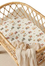 Snuggle Hunny Kids Snuggle Hunny Organic Bassinet Sheet / Change Pad Cover Diggers & Tractors