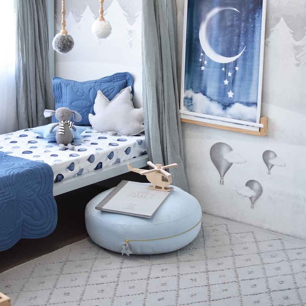 Snuggle Hunny Kids Snuggle Hunny Fitted Cot Sheet - Cloud Chaser