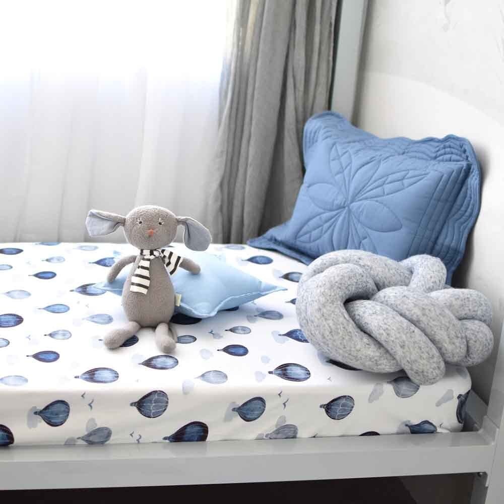 Snuggle Hunny Kids Snuggle Hunny Fitted Cot Sheet - Cloud Chaser