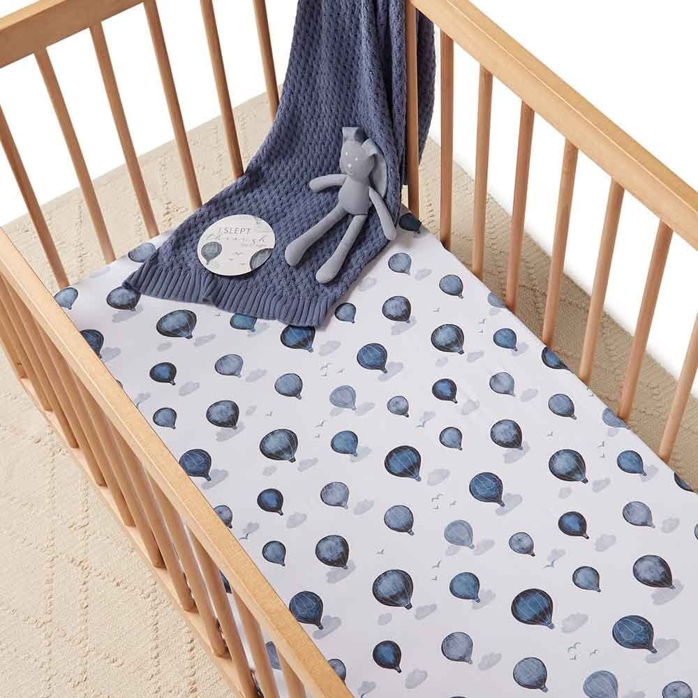 Snuggle Hunny Kids Snuggle Hunny Fitted Cot Sheet - Cloud Chaser