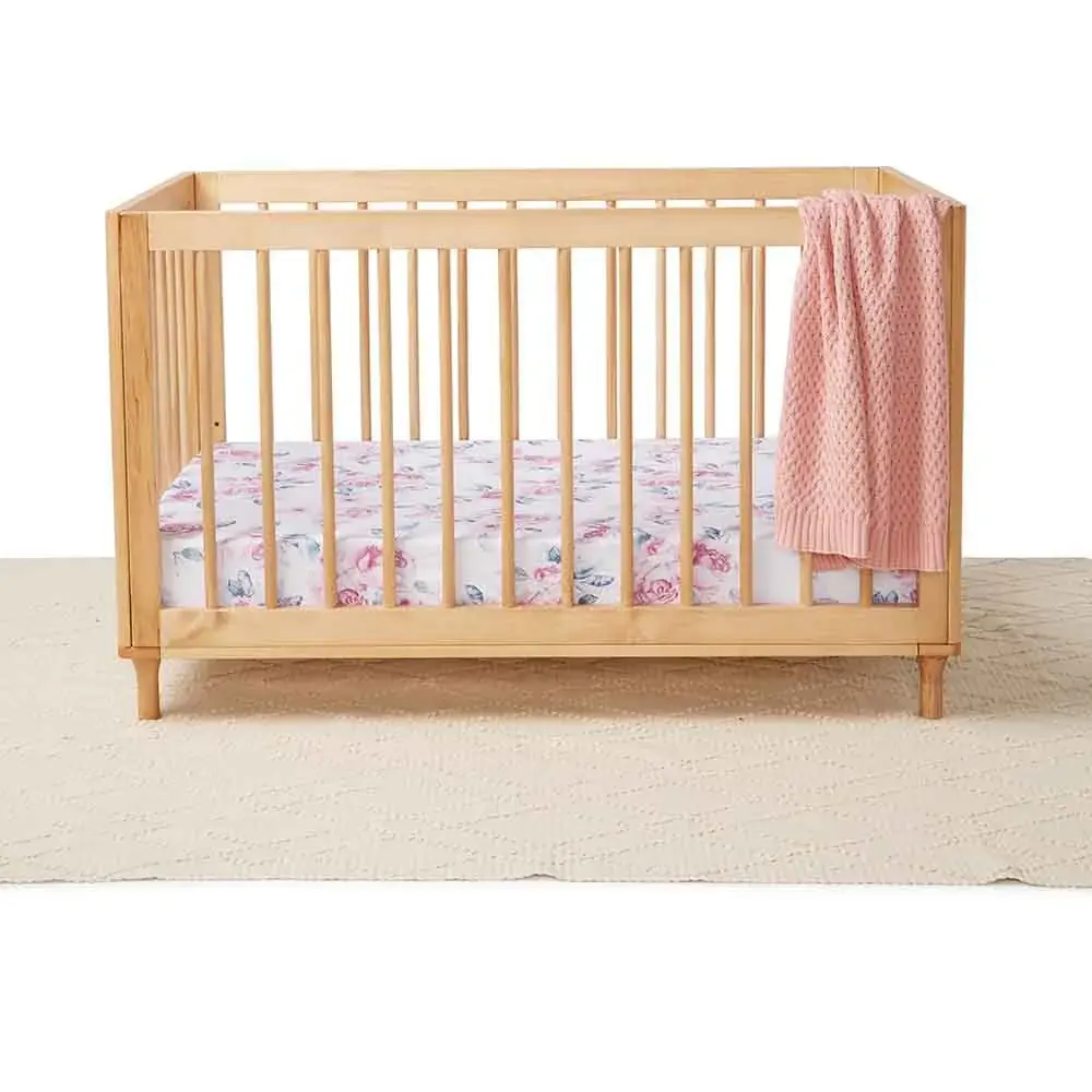 Snuggle Hunny Kids Snuggle Hunny Fitted Cot Sheet - Lilac Skies