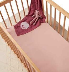 Snuggle Hunny Kids Snuggle Hunny Fitted Cot Sheet - Lullaby Pink