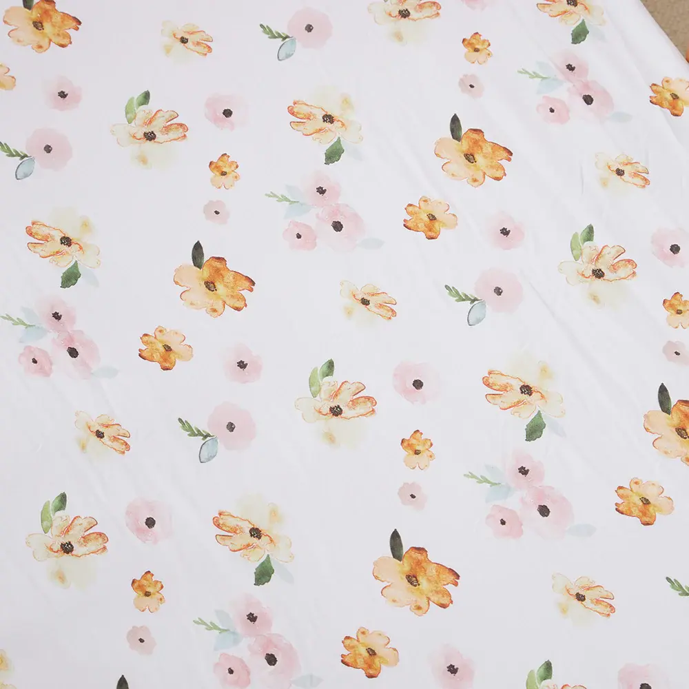 Snuggle Hunny Kids Snuggle Hunny Fitted Cot Sheet - Poppy