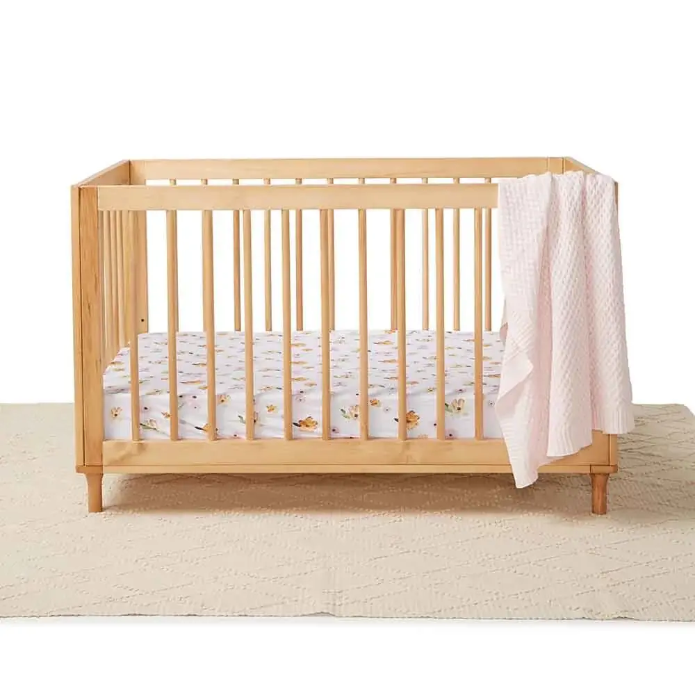 Snuggle Hunny Kids Snuggle Hunny Fitted Cot Sheet - Poppy