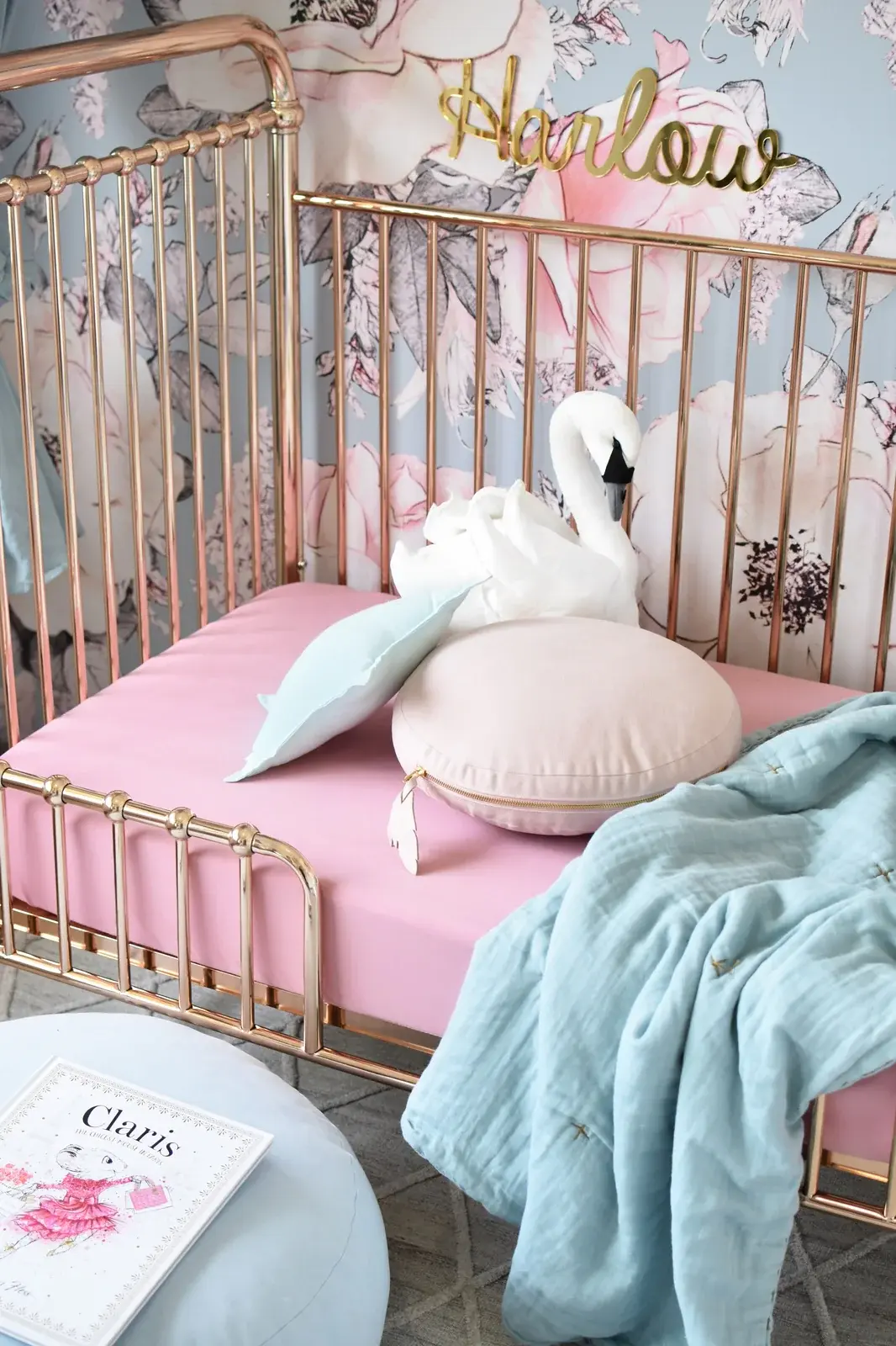 Snuggle Hunny Kids Snuggle Hunny Fitted Cot Sheet - Rouge Pink