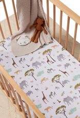 Snuggle Hunny Kids Snuggle Hunny Fitted Cot Sheet - Safari