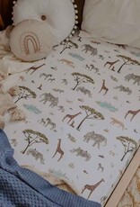 Snuggle Hunny Kids Snuggle Hunny Fitted Cot Sheet - Safari