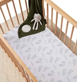 Snuggle Hunny Kids Snuggle Hunny Fitted Cot Sheet - Wild Fern