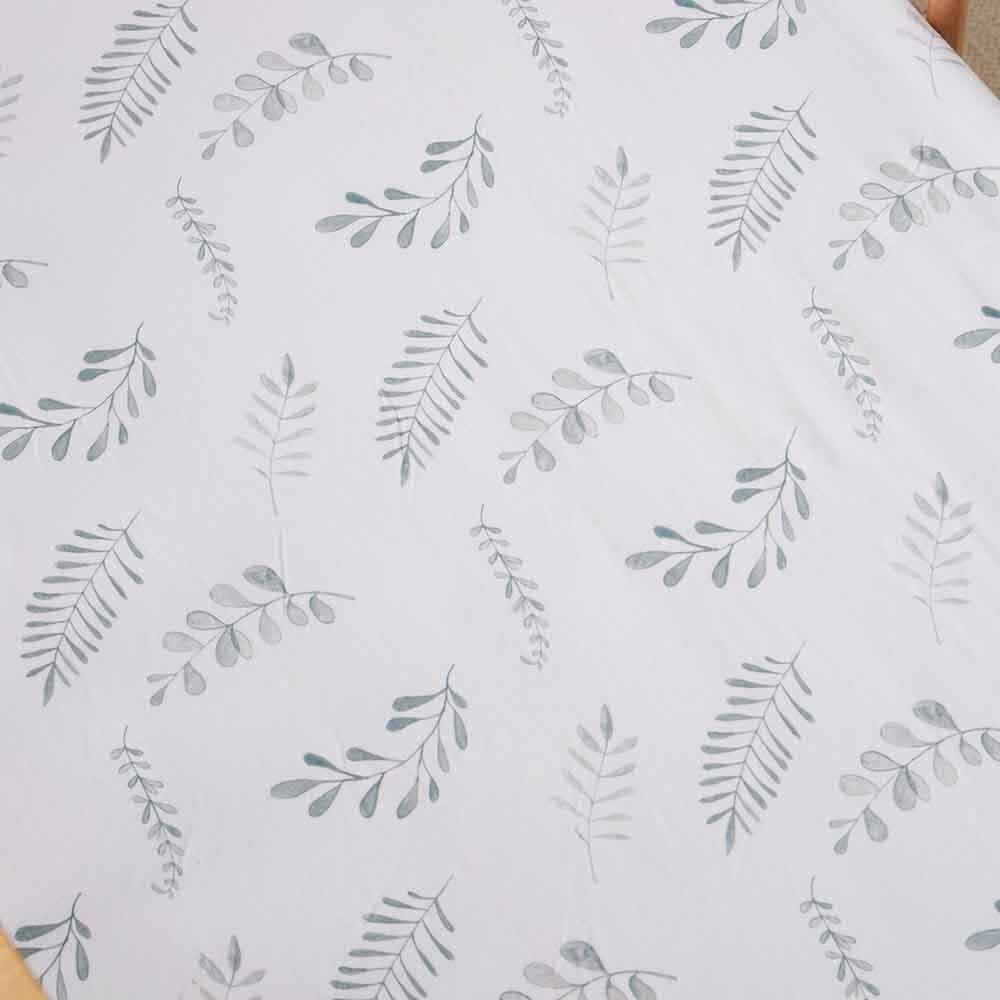 Snuggle Hunny Kids Snuggle Hunny Fitted Cot Sheet - Wild Fern