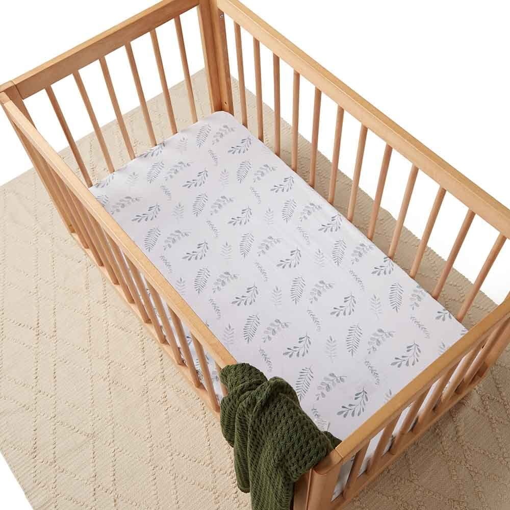 Snuggle Hunny Kids Snuggle Hunny Fitted Cot Sheet - Wild Fern