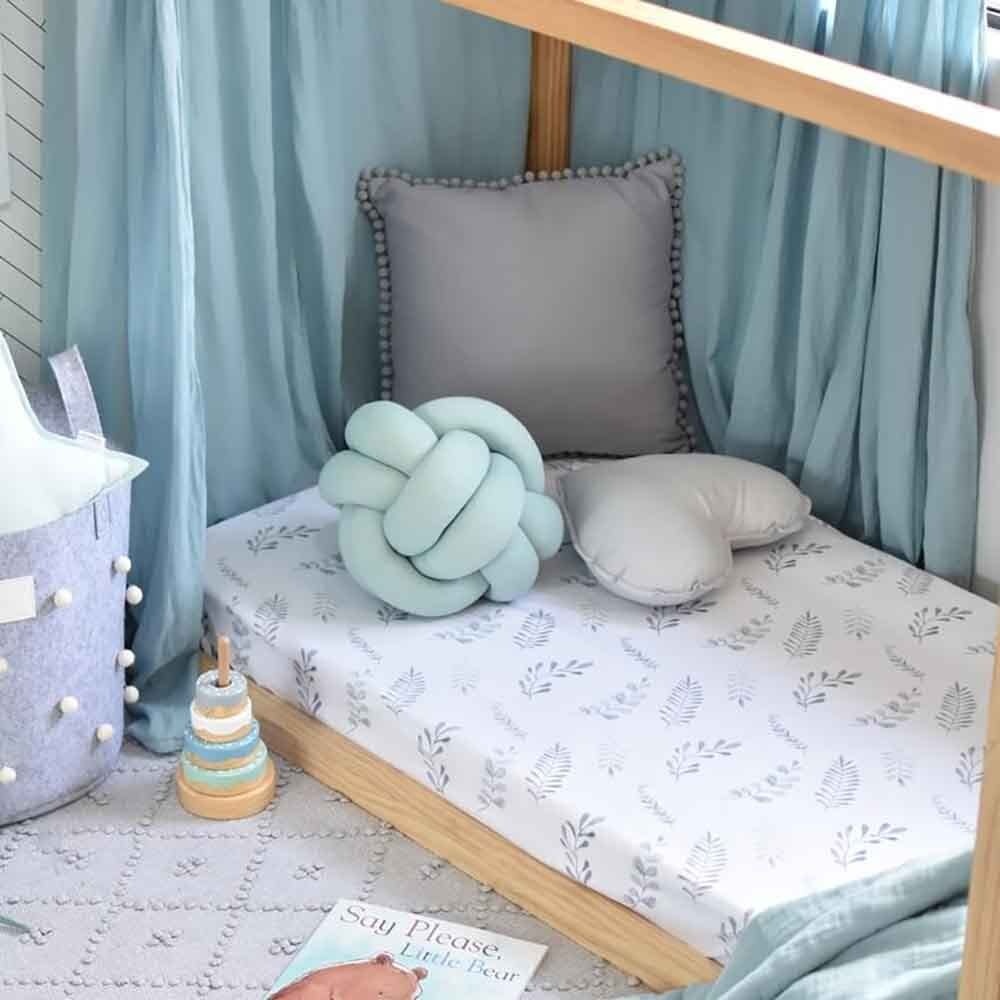 Snuggle Hunny Kids Snuggle Hunny Fitted Cot Sheet - Wild Fern