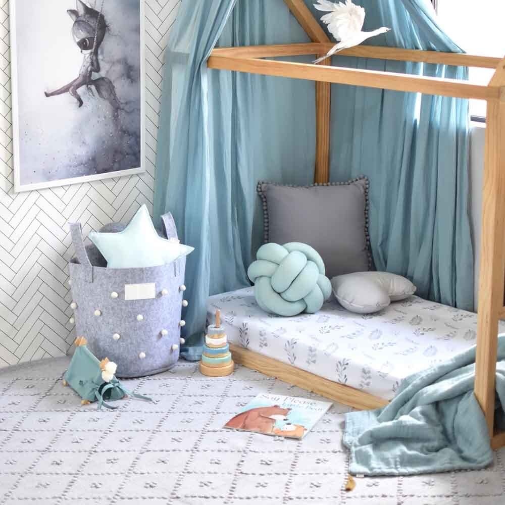 Snuggle Hunny Kids Snuggle Hunny Fitted Cot Sheet - Wild Fern
