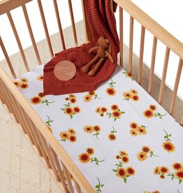 Snuggle Hunny Kids Snuggle Hunny Fitted Cot Sheet - Sunflower