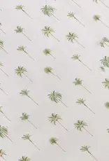 Snuggle Hunny Kids Snuggle Hunny Fitted Cot Sheet - Green Palm