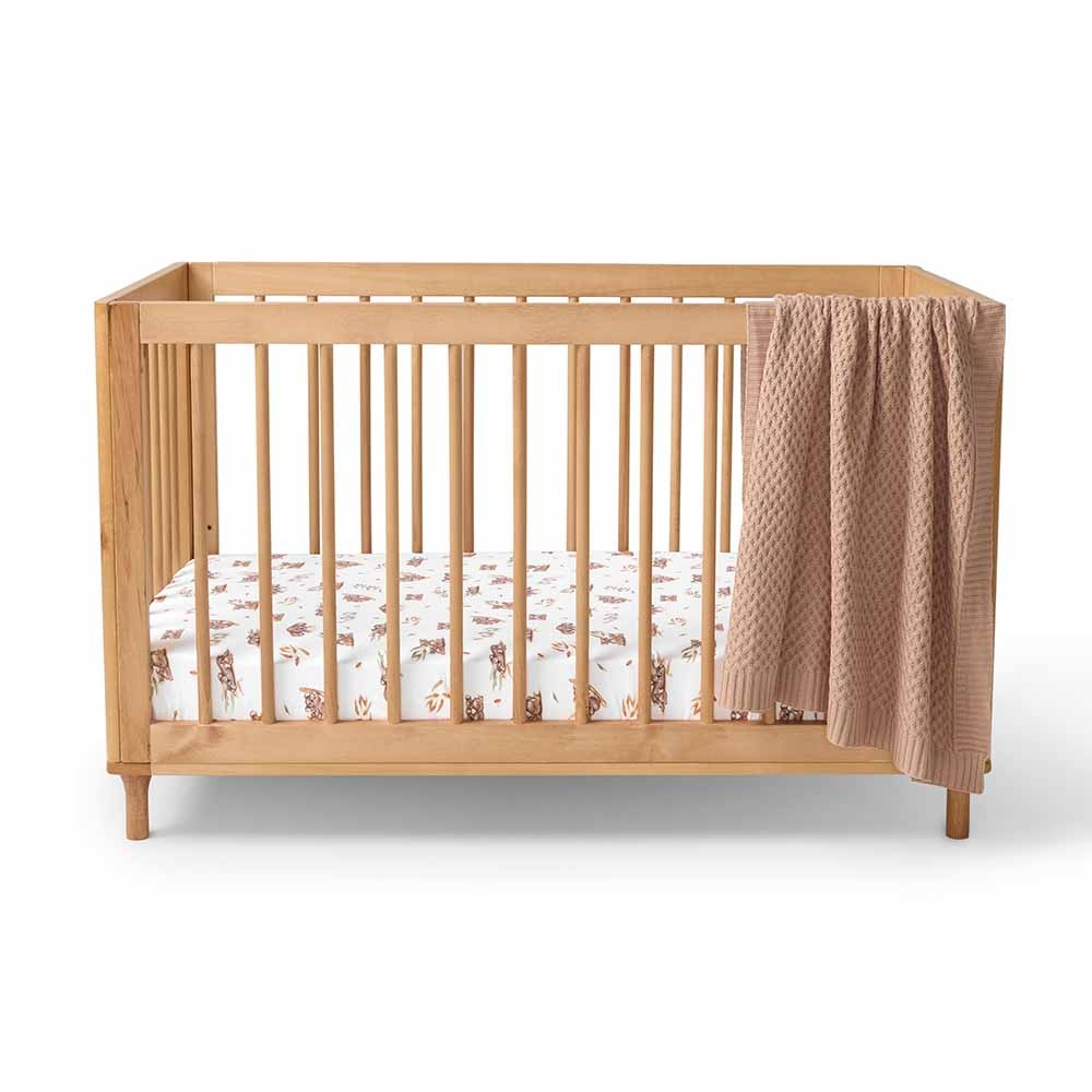 Snuggle Hunny Kids Snuggle Hunny Fitted Cot Sheet - Koala