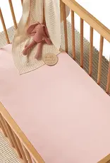 Snuggle Hunny Kids Snuggle Hunny Organic Fitted Cot Sheet Baby Pink