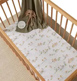 Snuggle Hunny Kids Snuggle Hunny Organic Fitted Cot Sheet Duck Pond