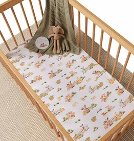 Snuggle Hunny Kids Snuggle Hunny Organic Fitted Cot Sheet Farm