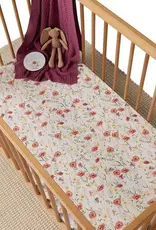 Snuggle Hunny Kids Snuggle Hunny Organic Fitted Cot Sheet Meadow