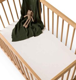 Snuggle Hunny Kids Snuggle Hunny Organic Fitted Cot Sheet Milk