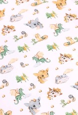Snuggle Hunny Kids Snuggle Hunny Organic Fitted Cot Sheet Dragon