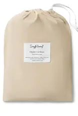 Snuggle Hunny Kids Snuggle Hunny Organic Fitted Cot Sheet Pebble