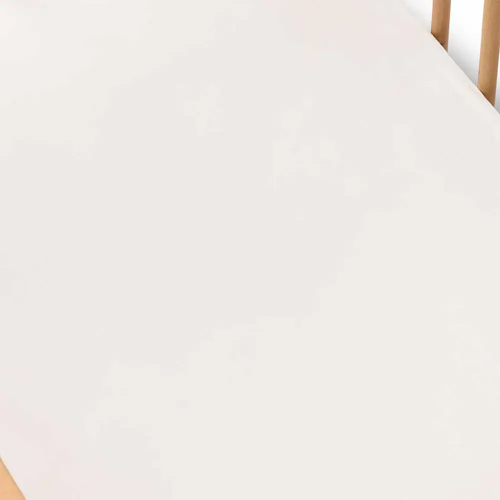 Snuggle Hunny Kids Snuggle Hunny Organic Fitted Cot Sheet Milk