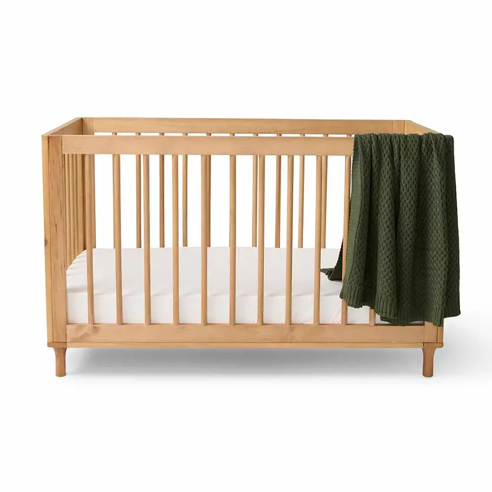 Snuggle Hunny Kids Snuggle Hunny Organic Fitted Cot Sheet Milk