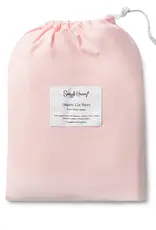 Snuggle Hunny Kids Snuggle Hunny Organic Fitted Cot Sheet Baby Pink
