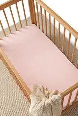Snuggle Hunny Kids Snuggle Hunny Organic Fitted Cot Sheet Baby Pink