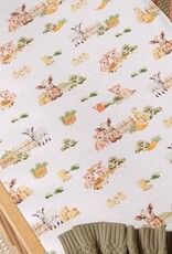 Snuggle Hunny Kids Snuggle Hunny Organic Fitted Cot Sheet Farm