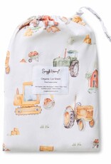 Snuggle Hunny Kids Snuggle Hunny Organic Fitted Cot Sheet Diggers