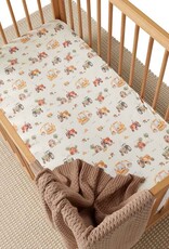 Snuggle Hunny Kids Snuggle Hunny Organic Fitted Cot Sheet Diggers