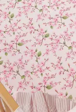 Snuggle Hunny Kids Snuggle Hunny Organic Fitted Cot Sheet Cherry Blossom