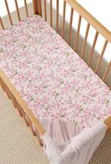 Snuggle Hunny Kids Snuggle Hunny Organic Fitted Cot Sheet Cherry Blossom