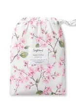 Snuggle Hunny Kids Snuggle Hunny Organic Fitted Cot Sheet Cherry Blossom