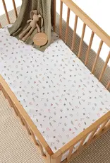 Snuggle Hunny Kids Snuggle Hunny Organic Fitted Cot Sheet Garden Friends