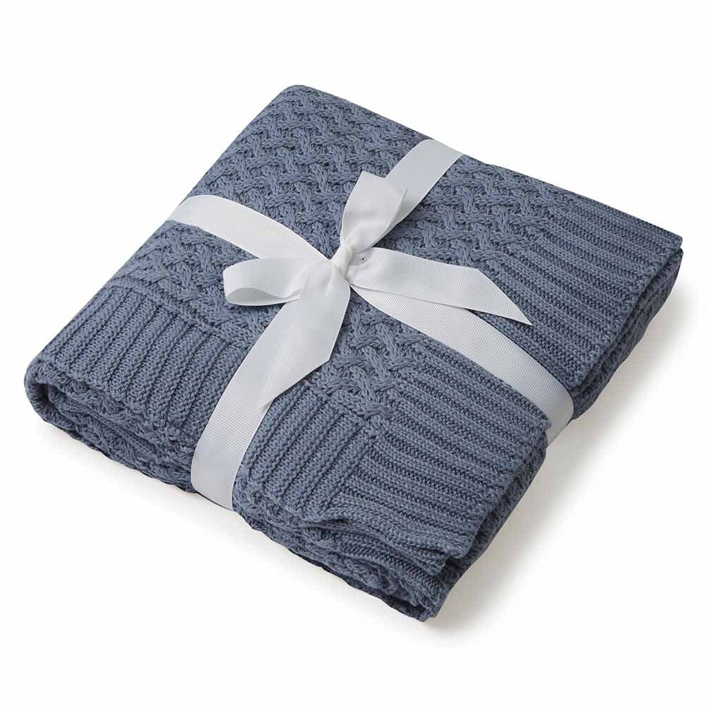 Snuggle Hunny Kids Snuggle Hunny Diamond Knit Blanket - River