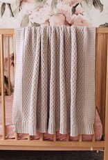 Snuggle Hunny Kids Snuggle Hunny Diamond Knit Blanket - Warm Grey