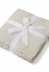 Snuggle Hunny Kids Snuggle Hunny Diamond Knit Blanket - Warm Grey