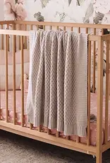 Snuggle Hunny Kids Snuggle Hunny Diamond Knit Blanket - Warm Grey