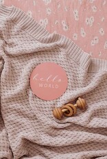 Snuggle Hunny Kids Snuggle Hunny Diamond Knit Blanket - Warm Grey