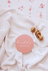 Snuggle Hunny Kids Snuggle Hunny Diamond Knit Blanket - White