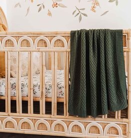Snuggle Hunny Kids Snuggle Hunny Diamond Knit Blanket - Olive