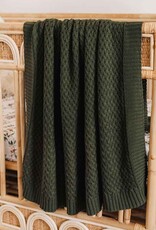 Snuggle Hunny Kids Snuggle Hunny Diamond Knit Blanket - Olive