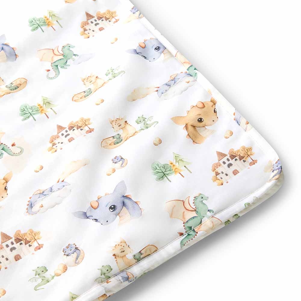 Snuggle Hunny Kids Snuggle Hunny Organic Hooded Baby Towel Dragon