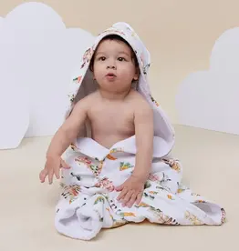 Snuggle Hunny Kids Snuggle Hunny Organic Hooded Baby Towel Farm